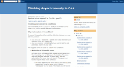 Desktop Screenshot of blog.think-async.com