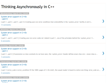 Tablet Screenshot of blog.think-async.com